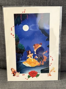 Wonderground Beauty & The Beast Happy Here Steven Thompson Belle Postcard 5x7" - Picture 1 of 1