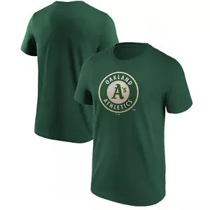 Oakland Athletics Men's T-Shirt MLB Primary Logo Graphic Top - New - Picture 1 of 3