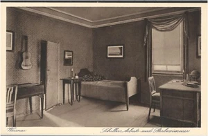 Postal Weimar Schiller habitación de trabajo y muerte s/w aprox. 1930 (708-AK069) - Imagen 1 de 2