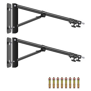 Neewer 2-Pack Triangle Wall Mounting Boom Arm for Softboxes Umbrellas Reflectors