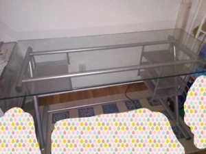 Schreibtisch, GLAS Schreibtisch,  BÜRO MÖBEL  - Bild 1 von 3