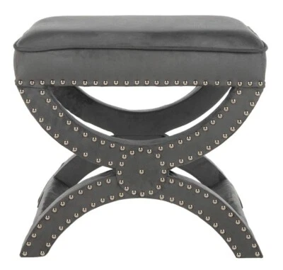 Safavieh Mystic Ottoman Silver Nail Heads, Reduced Price 2172712350 MCR4645E - Image 1 of 4