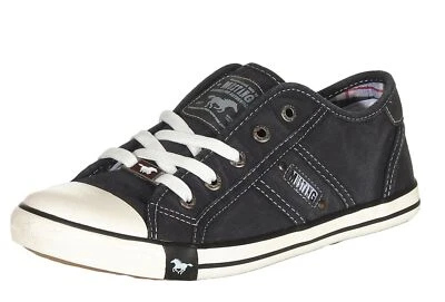 Mustang Damen Sneaker Schuhe Turnschuh Halbschuhe Stoff Schnürer Frauen 1099-322 Foto 1 de 4