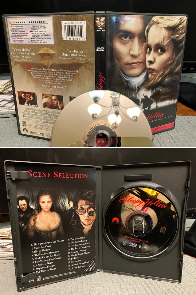 Sleepy Hollow (DVD, 1999, Widescreen) - Image 1 of 1