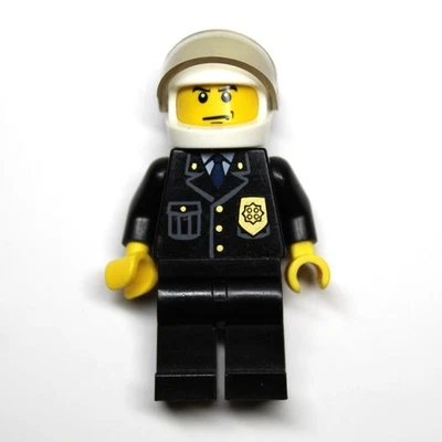 LEGO Minifigure: Police Officer - City Suit with Blue Tie (cty0013) - Image 1 of 2