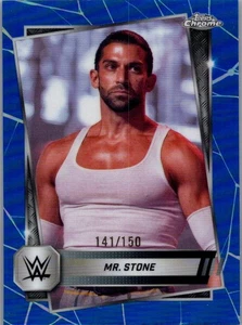 2025 Topps Chrome WWE - Mr. Stone #173 Blue Refractor /150 - Picture 1 of 2