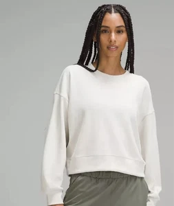 Lululemon Perfectly Oversized Cropped Crew UK Size 16 - Picture 1 of 8