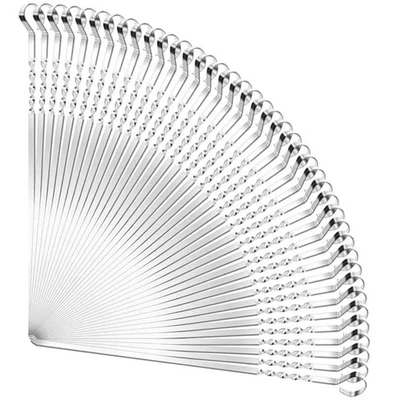 15.2" Kabob Skewers for Grilling 40 Pack Metal BBQ Skewers - Reusable for Mea... - Image 1 of 4