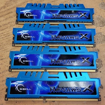 G.SKILL Ripjaws 4 x 8 GB PC3-12800U DDR3-1600 240 pines memoria F3-1600C9Q-32GXM Foto 1 de 2