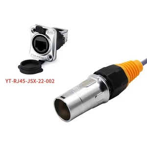 Outdoor Waterproof Panel Network RJ45 Socket & Connector Set (CAT 6 CAT5 CAT5e) - Picture 1 of 16