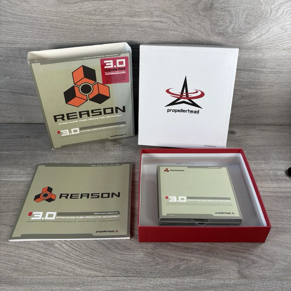 Propellerhead Reason V3 3.0 Upgrade Packs. Ohne Lizenz verpackt - Bild 1 von 4
