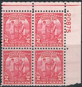 US Scott #717, Plate block of 4, MNH - Picture 1 of 1