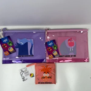 Primark Disney Pixar Inside Out 2 Embarrassment Anxiety Ennui transparente faltbare Tasche - Bild 1 von 9