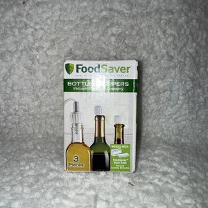 Tapones de botella FoodSaver, paquete de 3 para sistema de sellado térmico FoodSaver - Imagen 1 de 5