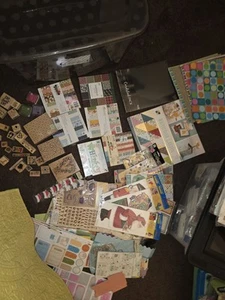 Huge Scrapbooking Lot, Paper, Stickers. Stamps Vtg Christmas - Picture 1 of 14