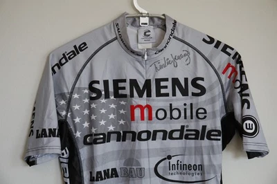 Cannondale Siemens Team jersey Tinker Juarez signed M medium cycling - Image 1 of 4