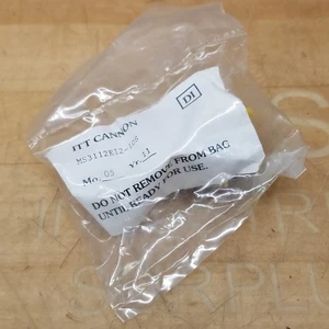 ITT Cannon MS3112E12-10S Circular Connector, 10 Pin, Size 12 - NEW - Picture 1 of 4
