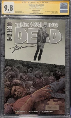 The Walking Dead # 100 Signature Series CGC 9.8 autographed by Robert Kirkman - Image 1 of 4