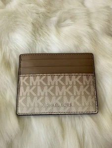 Michael Kors Cooper Ombre Logo Tall Card Case - Husk - Picture 1 of 3
