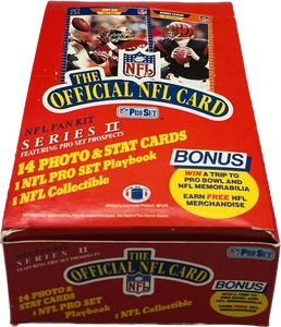 1989 Pro Set Series 2 Football Box - Picture 1 of 3