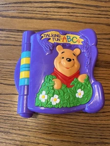 Disney Winnie The Pooh Talking Fun ABC's Electronic Interactive Learning Book - Picture 1 of 7