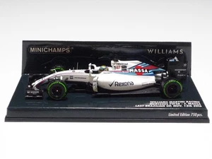 MINICHAMPS 1:43 WILLIAMS MARTINI RACING FW38 F. MASSA LAST BRAZILIAN GP 2016 - Picture 1 of 5