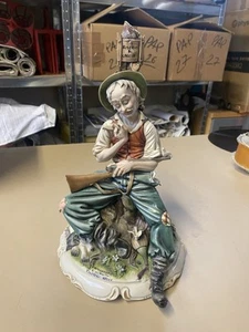 Statua cacciatore scultore Tiziano galli epoca collezione - Foto 1 di 23