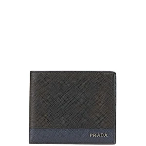 PRADA Portafoglio Bifold Uomo 【Usato】 - Foto 1 di 12