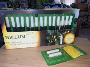 Helium Old Fashion German Christmas Tree Light Set 15/with 2 Extra Lights - Picture 1 of 10