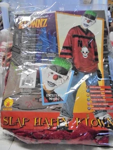 HALLOWEEN COSTUME BOY'S   NEIGHBORHOOD KLOWNZ  SLAP HAPP  YKLOWN SZ LG. 12-14 - Picture 1 of 9
