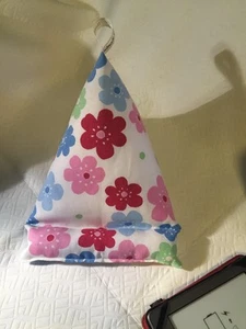 Cath Kidston Flowers Fabric Ipad Kindle Tablet BeanBag Stand Holder Cushion - Picture 1 of 8