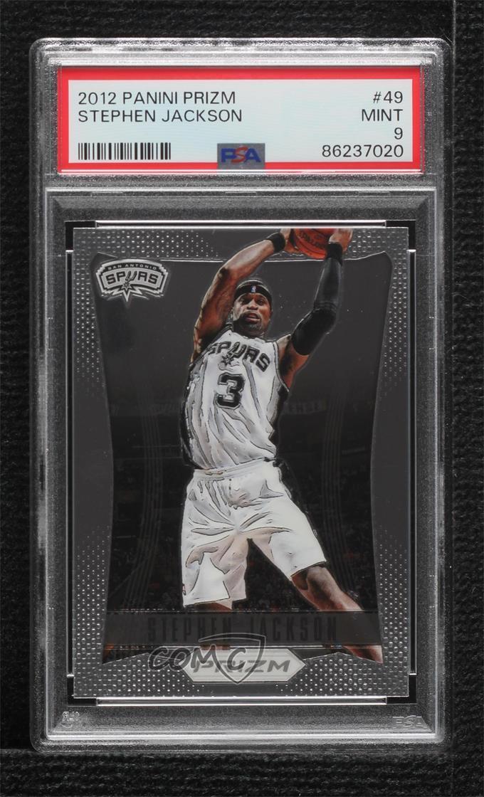 2012-13 Panini Prizm Stephen Jackson #49 PSA 9 MINT