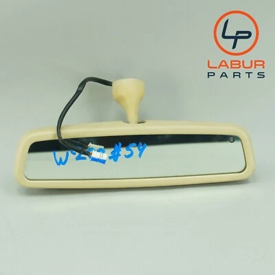 W209 03-05 Mercedes CLK Class Front Center Interior Rear View Mirror Beige B1343 - Image 1 of 4