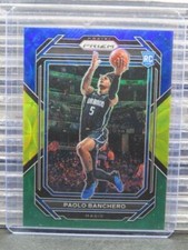 2022-23 Prizm Paolo Banchero Choice Blue Yellow Green Prizm Rookie RC #249