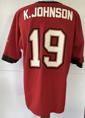 Vintage LOGO Athletic Tampa Bay Buccaneers Keyshawn Johnson Jersey Size XL - Image 1 of 4