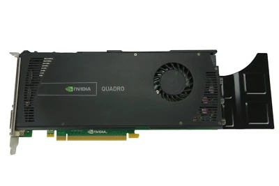 Lenovo Nvidia Quadro 4000 2GB GDDR5 PCI-e x16 Dual DP + 1 DVI Video Card 89Y8627 - Image 1 of 3