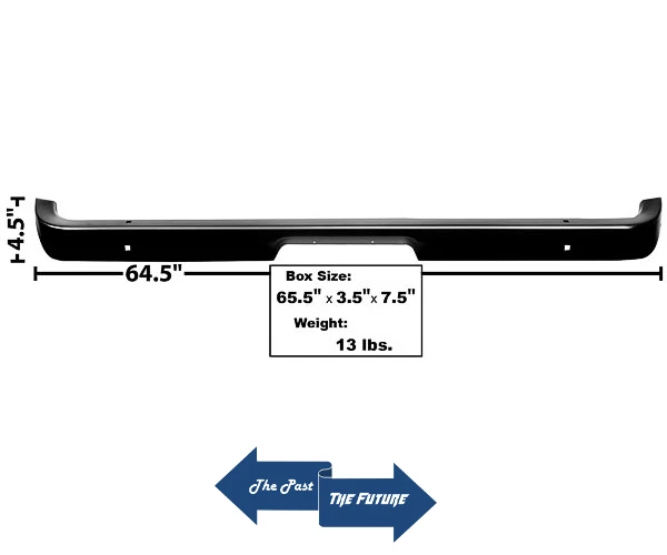 (NEW) Rear Bumper Painted (Black) Premium Quality Dynacorn 1965-66 Ford Mustang Foto 1 de 1