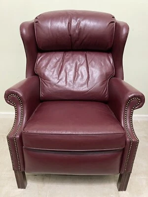 Bradington Young Inc wingback Leather recliner chair Made In the USA - Image 1 of 4