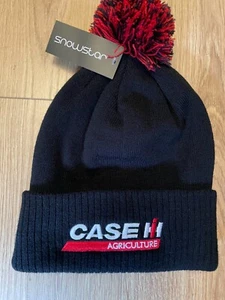 Case International Tractor Pom Pom Beanie Hat - One Size - Picture 1 of 1