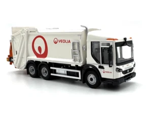 CR 1:76 bianco Dennis Garbage Collection modello camion auto in metallo pressofuso - Foto 1 di 7