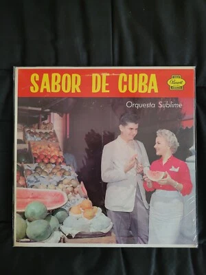 Orquesta Sublime(1st LP '56)Sabor De Cuba.US Black Label Panart 2026.Strong Vg+ - Image 1 of 4