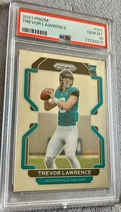 2021 Prizm #331 Trevor Lawrence : Rookie Card : PSA 10 - Picture 1 of 2