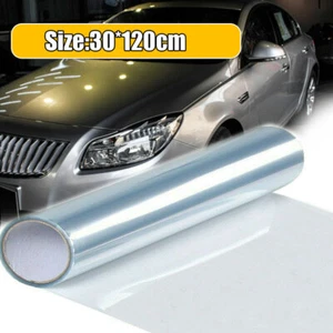 12''x48" Car Clear Headlight protector Film Bumper Lamp Protection Wrap Sticker - Picture 1 of 12