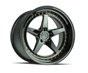 One 19x11 AodHan Ds05 5x114.3 +22 Gloss Black W Wheel - Picture 1 of 3