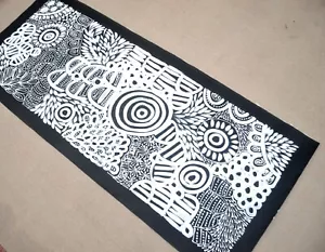 LOUISE NUMINA - Authentic Aboriginal Painting - COA & Two Photos of the Artist. - Picture 1 of 5
