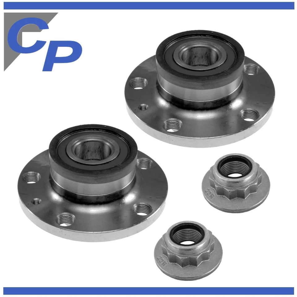 2 Radlager hinten für VW Polo 6R Polo 9N Fox 5Z1 ABS Ring links rechts - Bild 1 von 1