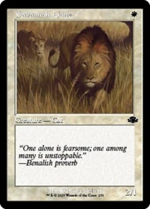 MTG SAVANNAH LIONS 270 EXC - LEONI DELLA SAVANA - DMR X EN - MAGIC - Picture 1 of 1