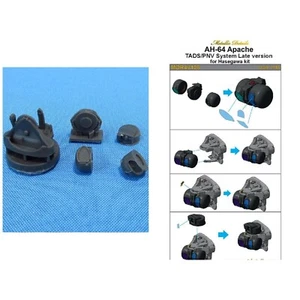 Detalles metálicos MDR48106 1:48 AH-64 Apache. Sistema TADS/PNV Late v. (Hasegawa) - Imagen 1 de 6