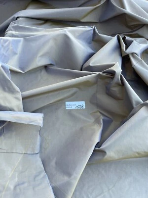 FABULOUS QUALITY SILK TAFFETA IRIDESCENT - SAND GLOW!!! - Image 1 of 4