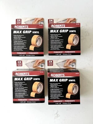 Lote de (4) fita adesiva acrílica dupla face aderência máxima para 1-7/8” X 50’ - Imagem 1 de 4